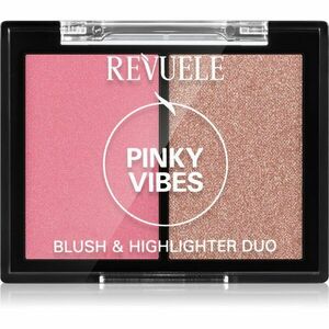 Revuele Blush & Highlighter Duo tvářenka s rozjasňovačem odstín Pinky Vibes 8 g obraz