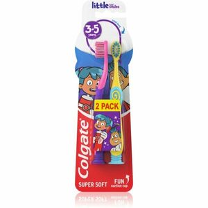 Colgate Little Kids Smiles 3-5 Duopack zubní kartáčky pro děti 2 ks obraz
