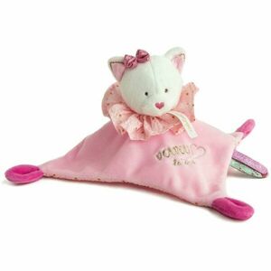 Doudou Gift Set Cuddle Cloth usínáček Pink Cat 1 ks obraz
