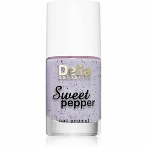 Delia Cosmetics Sweet Pepper Black Particles lak na nehty odstín 04 Lavender 11 ml obraz