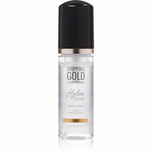 Dripping Gold Luxury Tanning Hydra Whip transparentní samoopalovací pěna na tělo a obličej odstín Dark 150 ml obraz