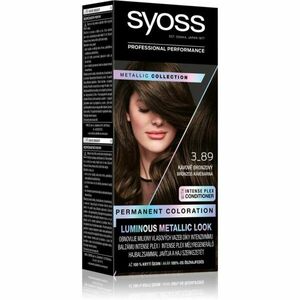 Syoss Color Metallic Collection permanentní barva na vlasy odstín 3-89 Bronze Coffee 1 ks obraz