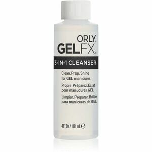 Orly Gelfx 3-in-1 Cleanser odstraňovač výpotku z gelových nehtů pro zářivý lesk 118 ml obraz