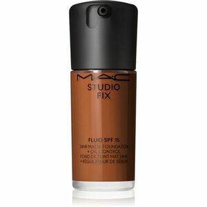 MAC Cosmetics Studio Fix Fluid SPF 15 24HR Matte Foundation + Oil Control matující make-up SPF 15 odstín NW46 30 ml obraz