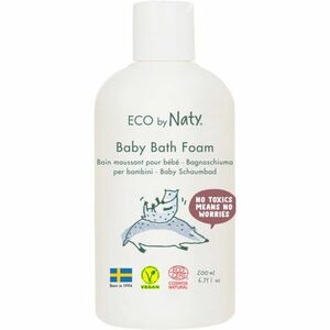ECO by Naty Baby Bath Foam pěna do koupele pro děti od narození 200 ml obraz