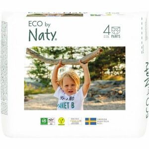 ECO by Naty Nappy Pants Maxi Size 4 jednorázové plenkové kalhotky 8-15 kg 22 ks obraz
