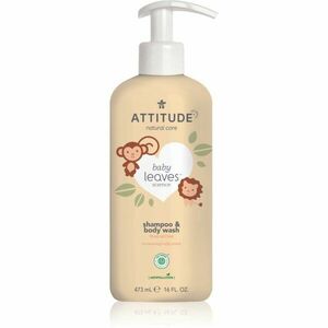 Attitude Baby Leaves Pear Nectar sprchový gel a šampon 2 v 1 pro děti 473 ml obraz