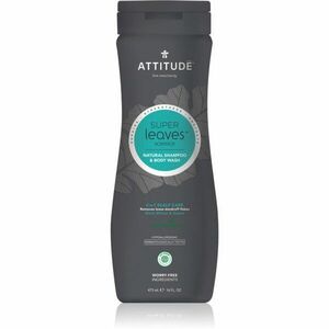 Attitude Super Leaves Scalp Care Black Willow & Aspen sprchový gel a šampon 2 v 1 pro muže 473 ml obraz