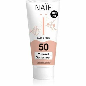 Naif Baby & Kids Mineral Sunscreen SPF 50 ochranný krém na opalování pro miminka a děti SPF 50 100 ml obraz