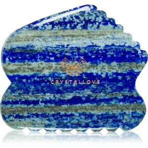 Crystallove Lapis Lazuli Contour Gua Sha masážní pomůcka 1 ks obraz