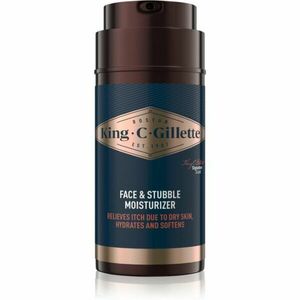 Gillette King C. Face & Stubble Moisturizer hydratační krém na obličej a vousy pro muže 100 ml obraz