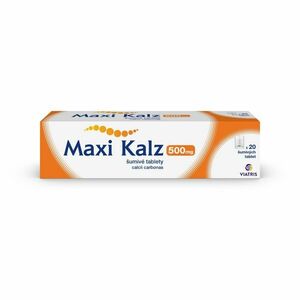 MAXI-KALZ 500 Šumivé tablety 20 kusů obraz