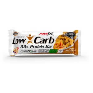 AMIX Low carb 33% protein bar arašídové máslo a cookie tyčinka 60 g obraz