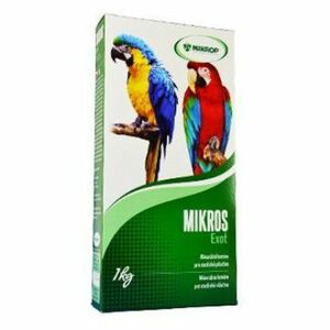 MIKROS Exot pro papoušky prášek 1 kg krabička obraz