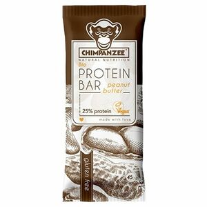 CHIMPANZEE Protein bar peanut butter 45 g BIO obraz