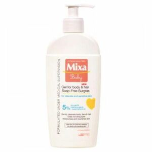 MIXA Baby mycí gel 2v1 na tělo a vlásky 250 ml obraz