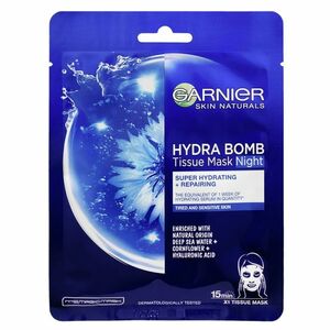 GARNIER Skin Naturals Hydra Bomb Textilní maska noční 28 g obraz