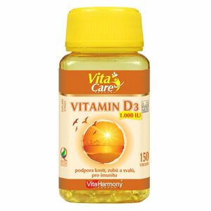 VITAHARMONY Vitamin D3 1000IU 150 tobolek obraz