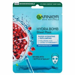 GARNIER Skin Naturals Hydra Bomb Textilní maska Pomegranate 28 g obraz