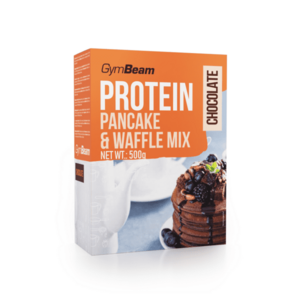 GYMBEAM Proteinové palačinky pancake & waffle mix čokoláda 500 g obraz