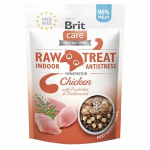 BRIT Raw Treat Cat Indoor&Antistress Chicken pamlsky pro kočky 40 g obraz