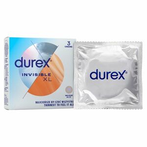 DUREX Invisible kondomy XL 3 ks obraz