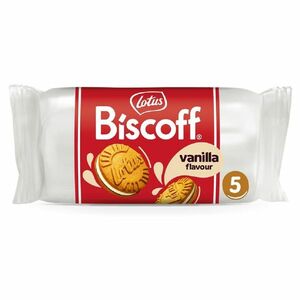 LOTUS BISCOFF Sušenky plněné krémem s vanilkovou příchutí 50 g obraz