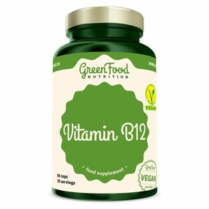 GREENFOOD NUTRITION Vitamin B12 60 kapslí obraz