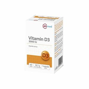AGMED Vitamin D3 2000 IU 60 kapslí obraz