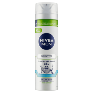NIVEA Men Sensitive Gel na holení na 3denní strniště 200 ml obraz