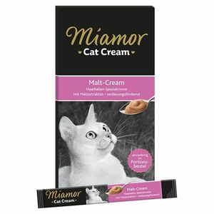 MIAMOR Malt krémová sladová svačinka pro kočky 6x15 g obraz