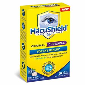 MACUSHIELD Original chewable s příchutí borůvek 30 žvýkacích tablet obraz