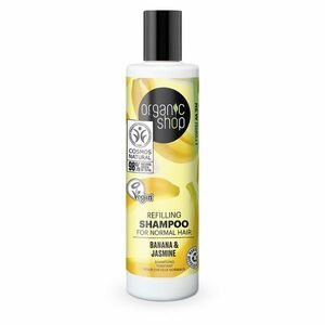 ORGANIC SHOP Vyživující šampon pro normální vlasy Banán a jasmín 280 ml obraz
