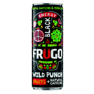 FRUGO Energy Black energetický nápoj 330 ml obraz