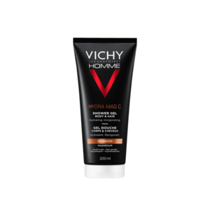 Vichy Homme Hydra Mag C Hydratační povzbuzující sprchový gel na tělo a vlasy 200 ml obraz