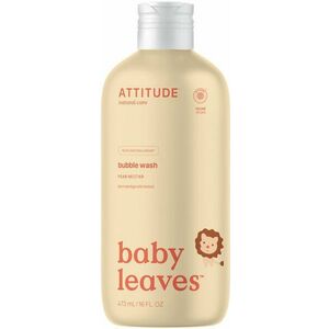 Attitude Dětská pěna do koupele Baby leaves s vůní hruškové šťávy 473 ml obraz