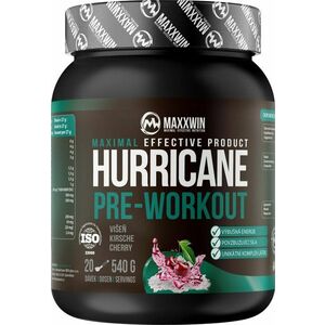 Maxxwin Hurricane pre-workout višeň 540 g obraz