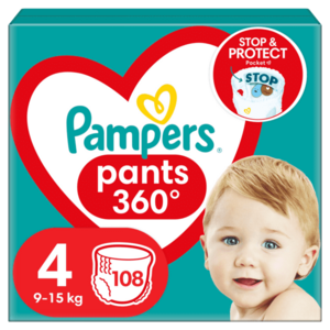 Pampers Active Baby Pants Kalhotkové plenky vel. 4, 9-15 kg, 108 ks obraz