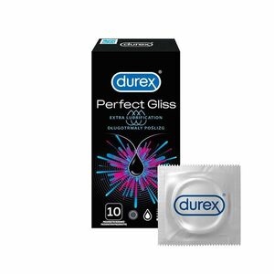 Durex Perfect Gliss kondomy pro anální sex 10 ks obraz