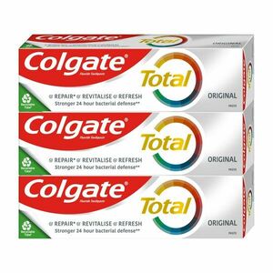 Colgate Total Original zubní pasta 3 x 75 ml obraz