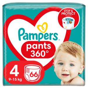 Pampers Active Baby Pants Kalhotkové plenky vel. 4, 9-15 kg, 66 ks obraz