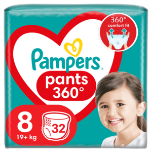 Pampers Active Baby Pants Kalhotkové plenky vel. 8, 19+ kg, 32 ks obraz
