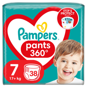 Pampers Active Baby Pants Kalhotkové plenky vel. 7, 17+ kg, 38 ks obraz