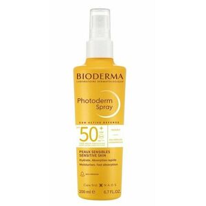 Bioderma Photoderm Sprej SPF50+ maximální ochrana před sluncem i pro tu nejcitlivější pokožku 200 ml obraz