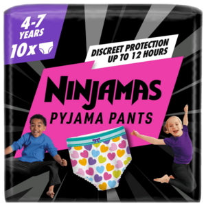 Ninjamas Pyjama Pants Srdíčka 10 ks obraz