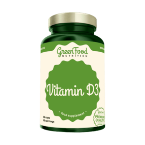 GreenFood Nutrition Vitamín D3 60 kapslí obraz