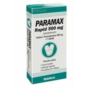 Vitabalans Paramax Rapid 500 mg perorální neobalená forma přípravku 30 tablet obraz