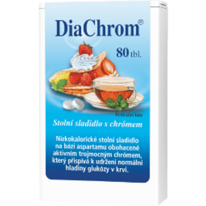 DiaChrom nízkokalorické sladidlo 80 tablet 80 ks obraz