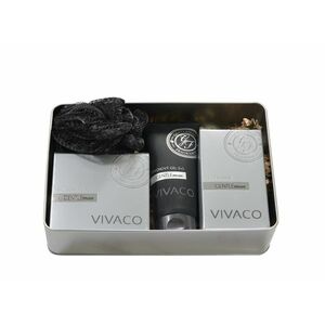 Vivaco Dárkové balení Gentleman Silver Edition - EdP + sprchový gel + voda po holení + dárek obraz