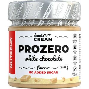 Nutrend Denuts Cream, Prozero s bílou čokoládou 250 g obraz